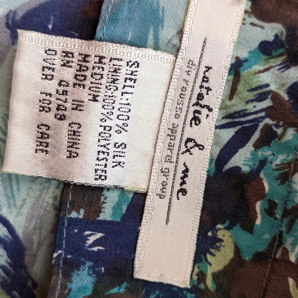 Vintage Natalie and me a div rousso apparel group silk wrap maxi skirt - Picture 3 of 11